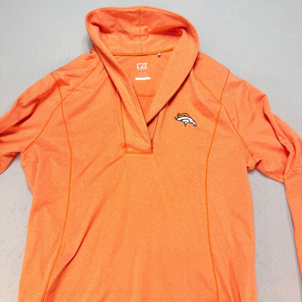 Cutter & Buck Broncos‎ Pullover Long Sleeve DryTec Top Athletic XL